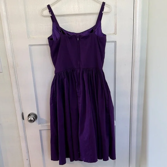 Pinup Couture Purple Jenny Dress - Picture 3 of 4